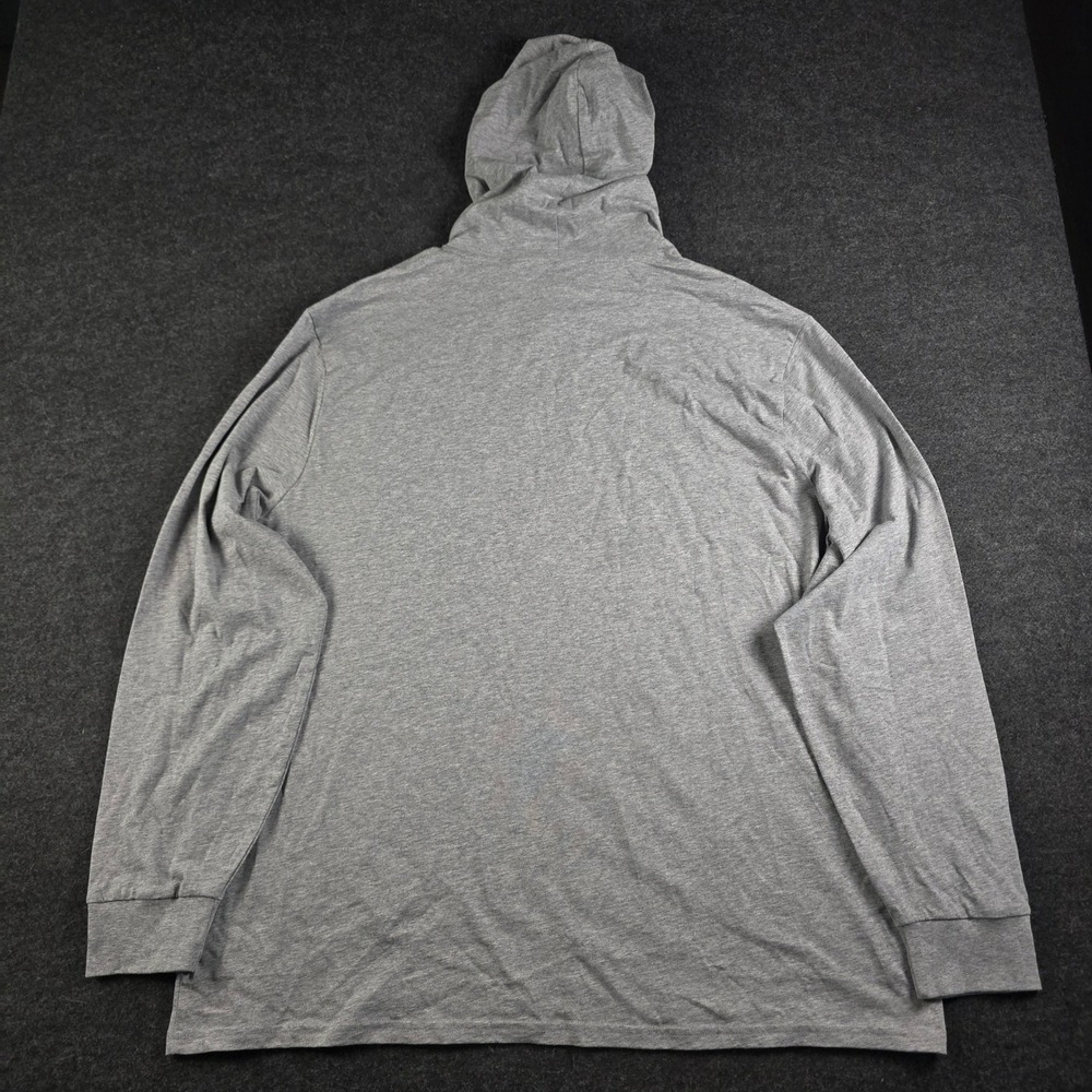 Polo Ralph Lauren Grey Heather Lightweight Hoodie Cotton Jersey Men's XXL NWT - Picture 5 of 13